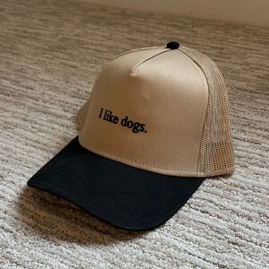 OTTO Beige and Black Dog Lover Hat